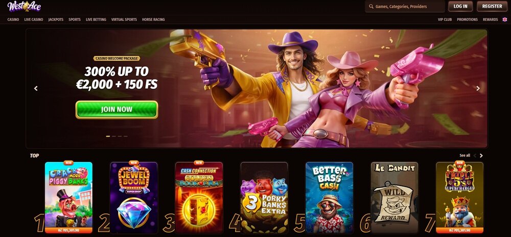 homepage van westace casino nederland